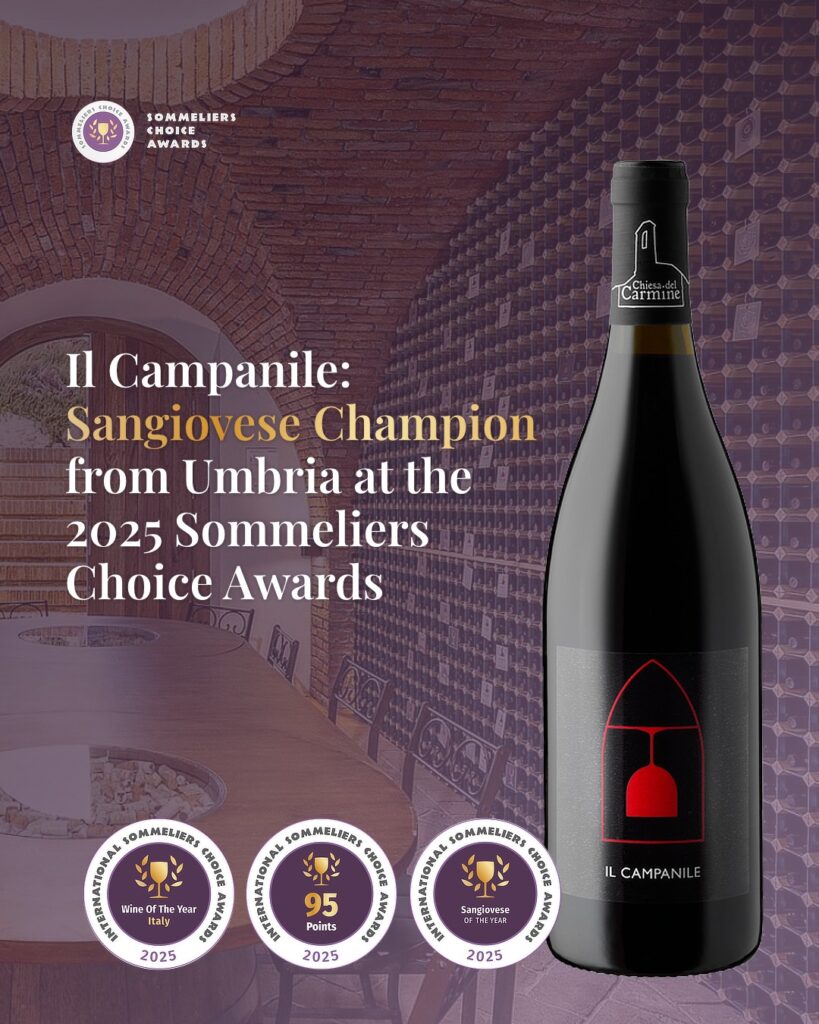 Il Campanile Sangiovese Champion from Umbria at Sommeliers Choice Awards